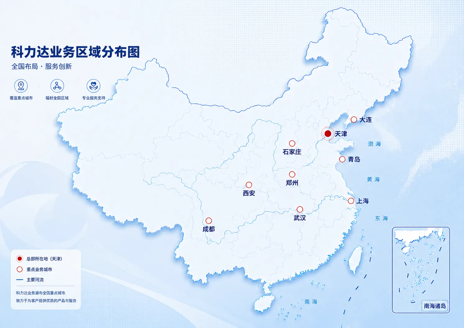科力达业务覆盖范围